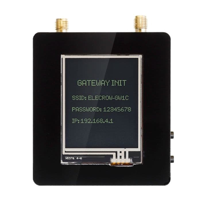 Elecrow LoRaWan Gateway Module Based on ESP32 with 1.8” LCD - 1 Channel for Long Range Communication (868Mhz) - View 3