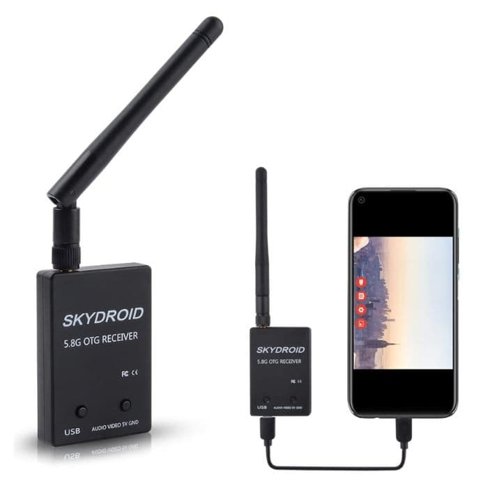 SKYDROID UVC Mini FPV Receiver 5.8G 150CH for Android (Black) - View 1