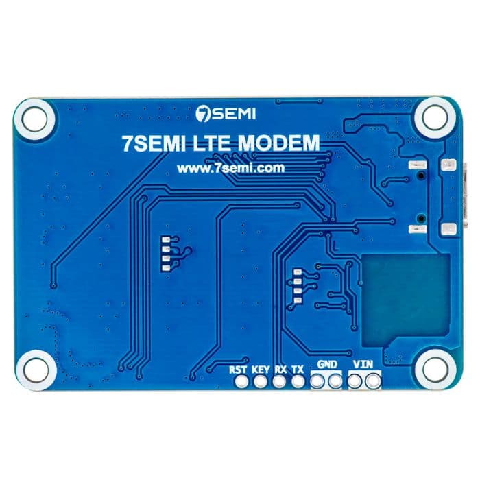 EC200U 4G LTE GNSS Industrial Modem with USB C and 5â€“26V Input Range - 7Semi - View 3