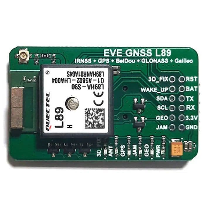 L89HA Multi-GNSS Breakout Module for GPS, IRNSS, GLONASS, BeiDou, Galileo & QZSS - 7Semi - View 3