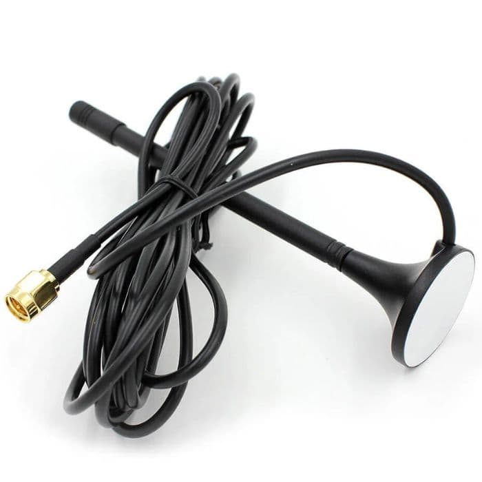 GSM 3dBi Magnetic Antenna with RG174 3Mtr Cable and SMA Connector - View 3