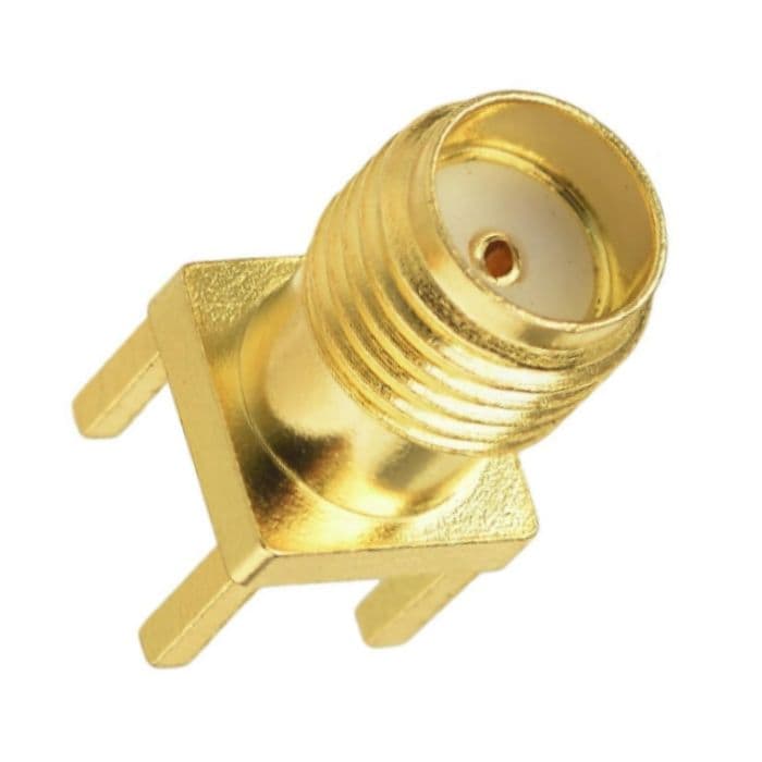 SMA Connector Female Straight Jack For PCB Mount - View 3