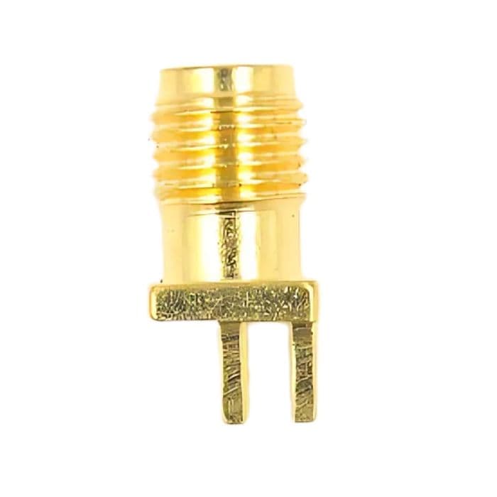 SMA Connector Female Straight Edge Mount For 1.6mm PCB - View 2