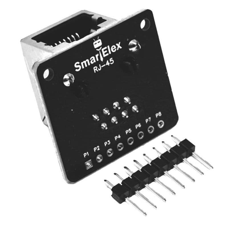 SmartElex RJ45 Connector Breakout Board - View 3