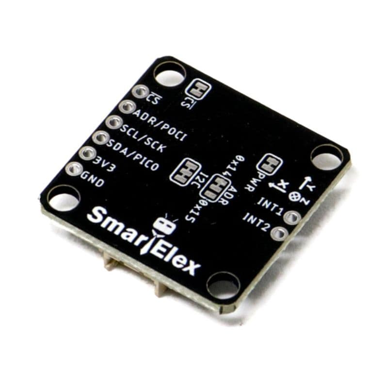 SmartElex BMA400 Triple Axis Accelerometer Breakout – High Precision 3-Axis MOTION Module - View 2