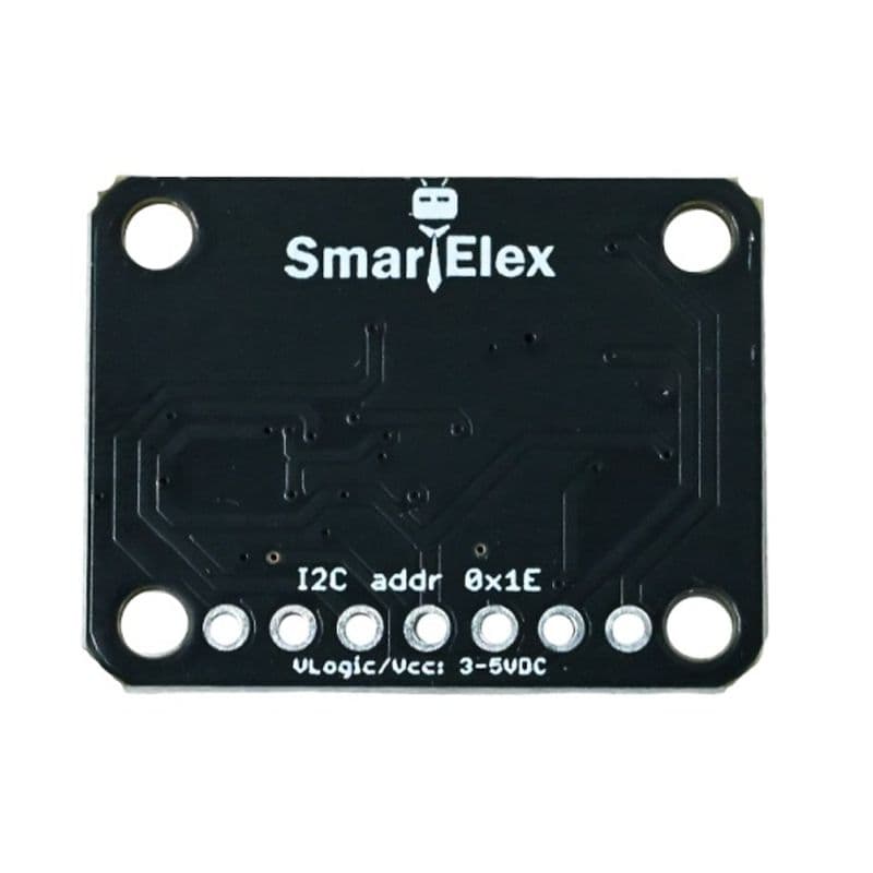 SmartElex LIS2MDL Triple-Axis Magnetometer – High Precision 3-Axis Magnetic Field Sensor Module - View 2