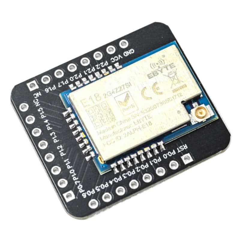 SmartElex E18-2G4Z27SI 2.4GHz CC2530 ZigBee Module Breakout - View 1