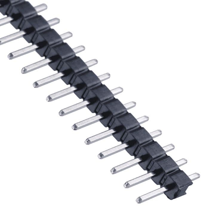 40x1 Pin 2.54mm Pitch Male Berg Strip - View 3