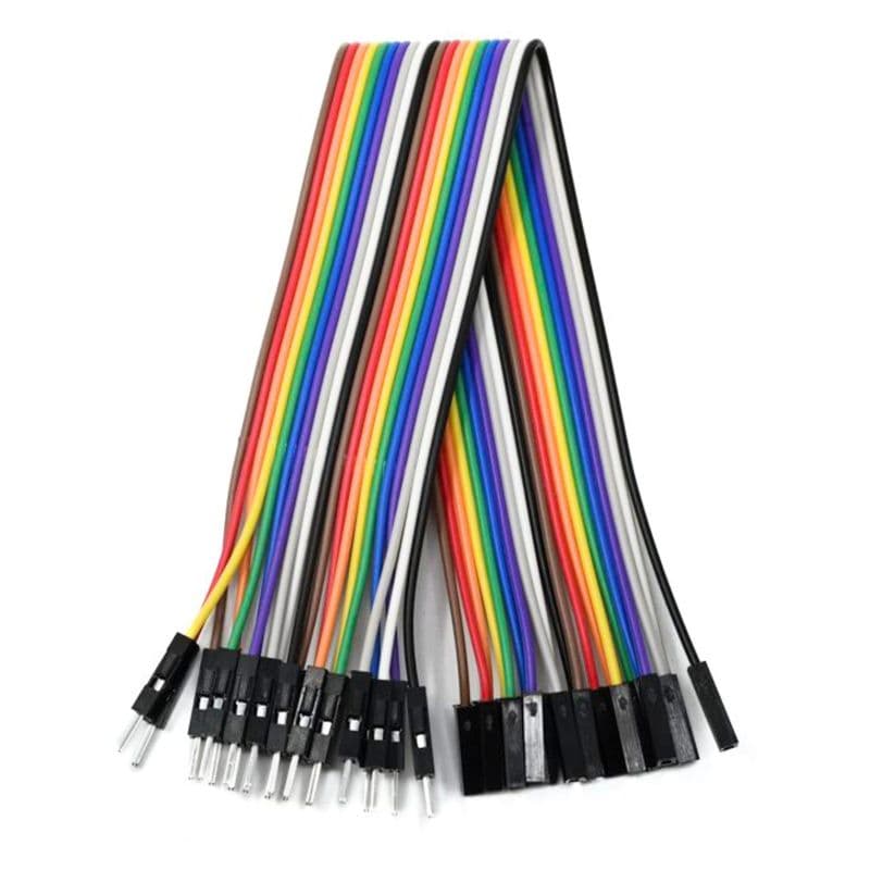 Male to Female Jumper Wires (20cm) (20pcs) - View 1