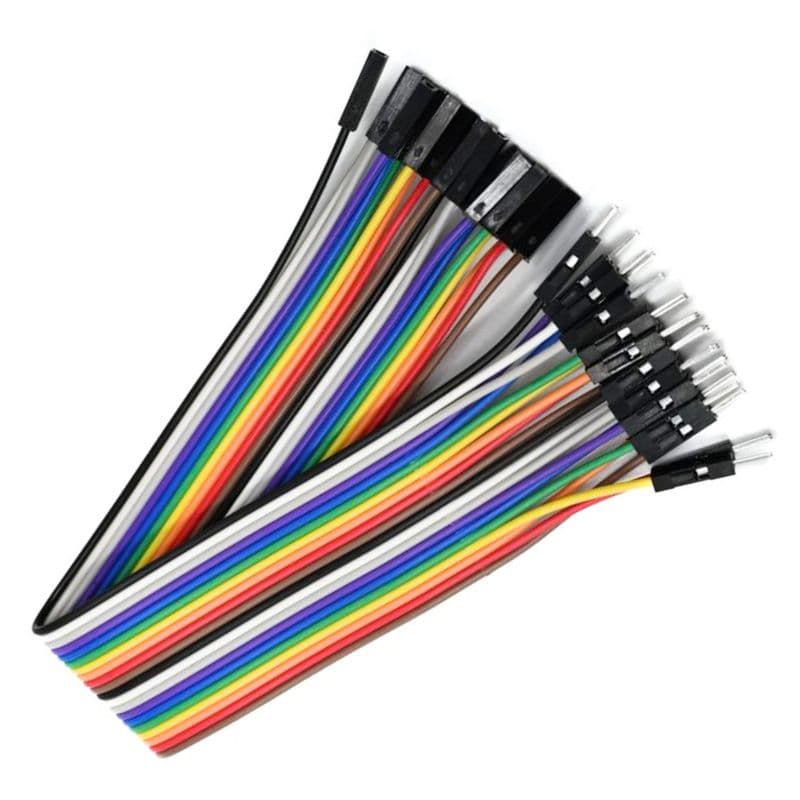 Male to Female Jumper Wires (20cm) (20pcs) - View 2