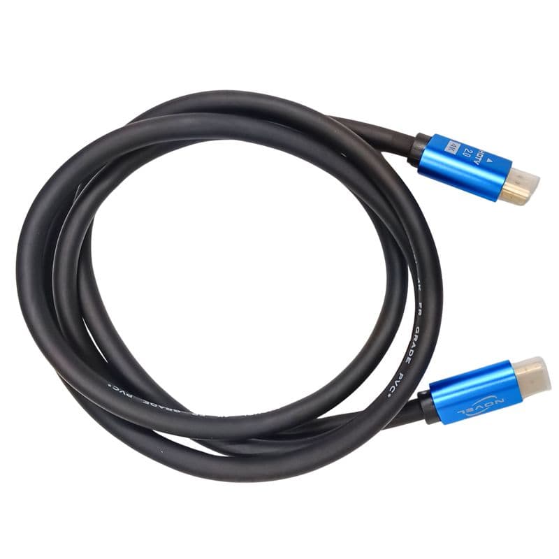 NOVEL 4K Ultra HD High-Speed HDMI Cable with Metal Connectors – 1.5 Meters - View 1