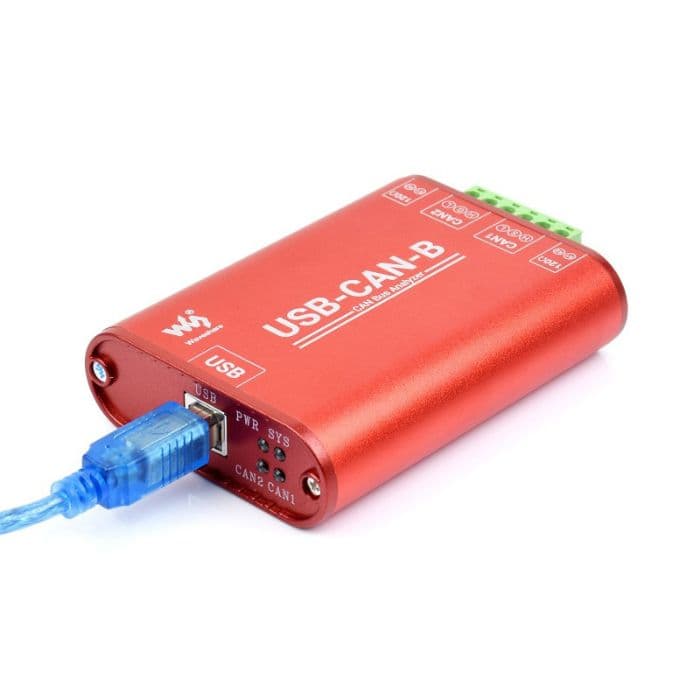 Waveshare USB to CAN Adapter with Dual-Channel CAN Analyzer - View 1
