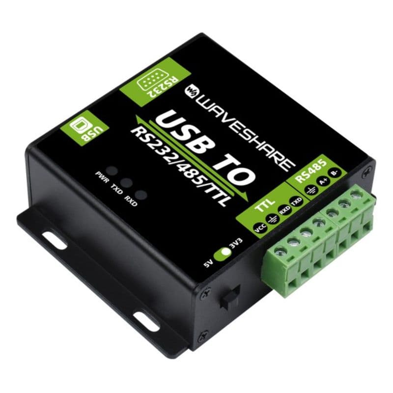 Waveshare USB TO RS232/485/TTL Industrial Interface Converter - View 2