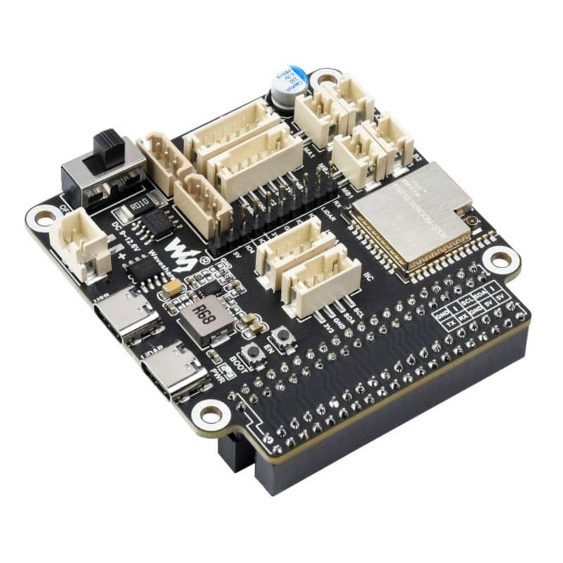 Waveshare ESP32-Based General Driver board for Robots supports Wi-Fi & Bluetooth - View 1