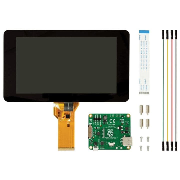 7inch Official Raspberry Pi Touchscreen Display - View 1