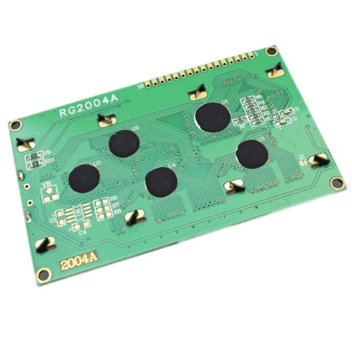 20x4 LCD Display Module (Blue) 2004A - View 2