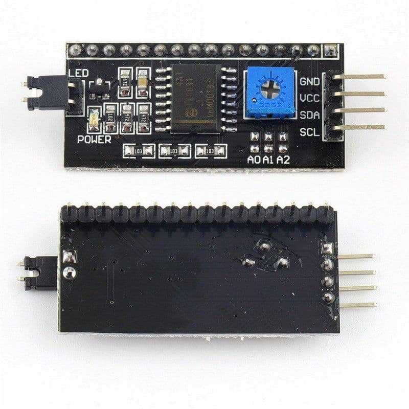 16x2 LCD I2C Interface Adapter - View 2