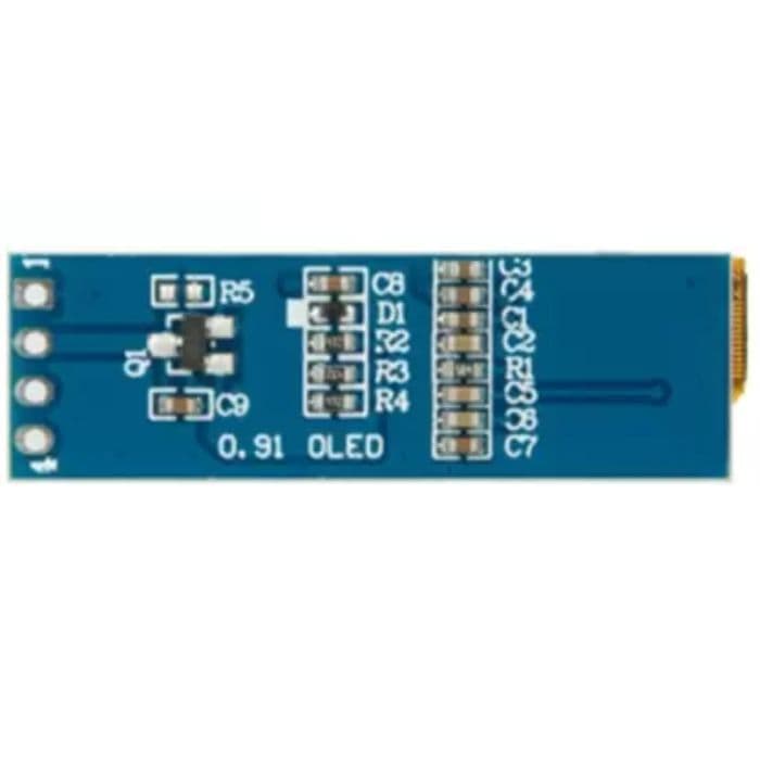 0.91 inch Blue OLED Display Module - View 2