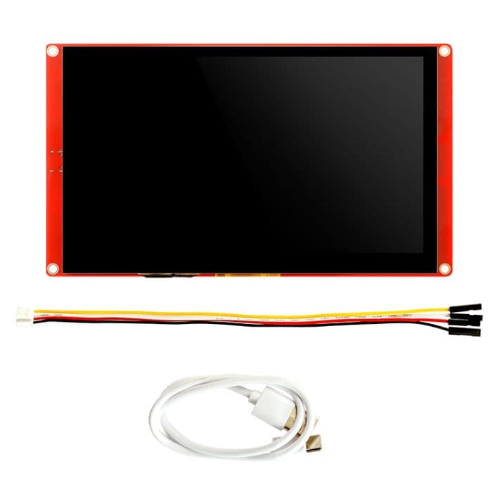ELECROW ESP32 7In HMI Display 800×480 RGB TFT LCD Touch Screen without Acrylic Case - View 3