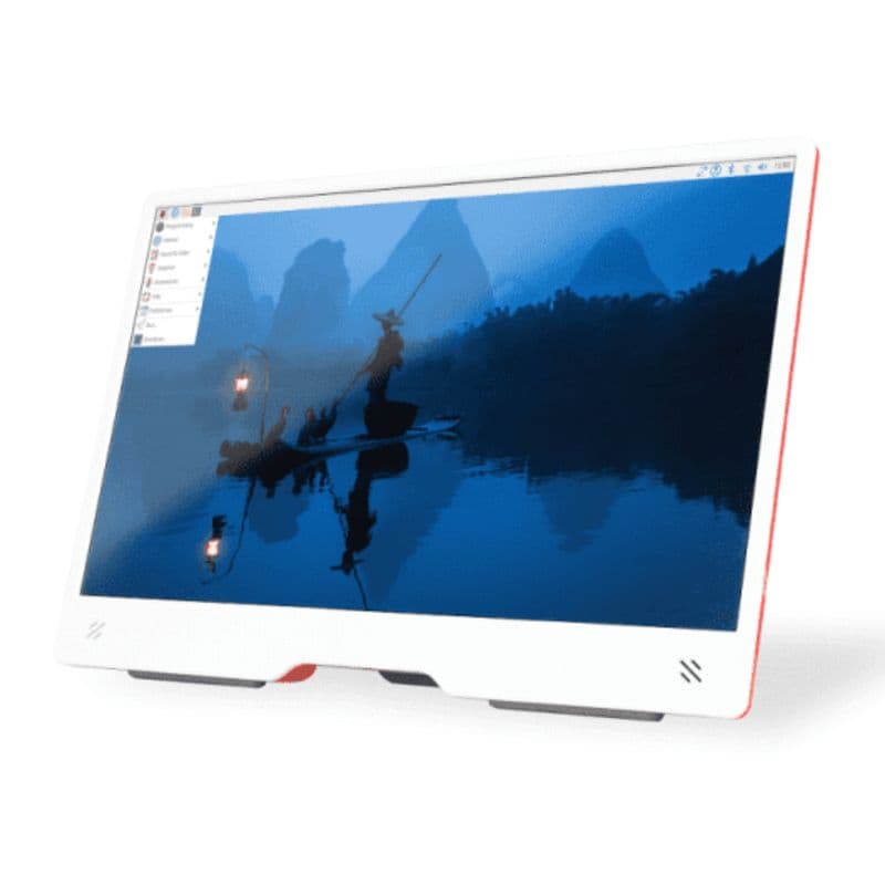15.6Inch Official Raspberry Pi Monitor 1920x1080 IPS - Red/White - View 1