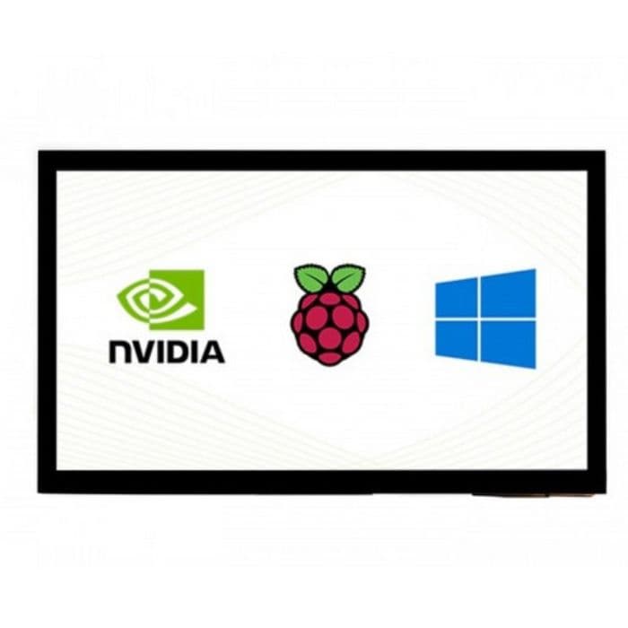 10.1inch HDMI Capacitive Touch Screen LCD (E) 1024×600 Supports Raspberry Pi - View 1