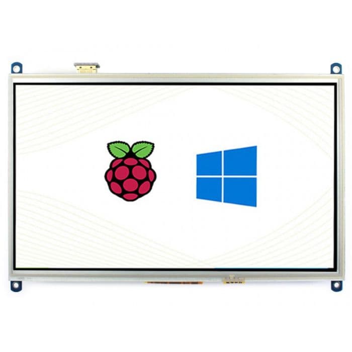 Waveshare 10.1inch HDMI LCD Touch Screen LCD 1024×600 Supports Raspberry Pi - View 1
