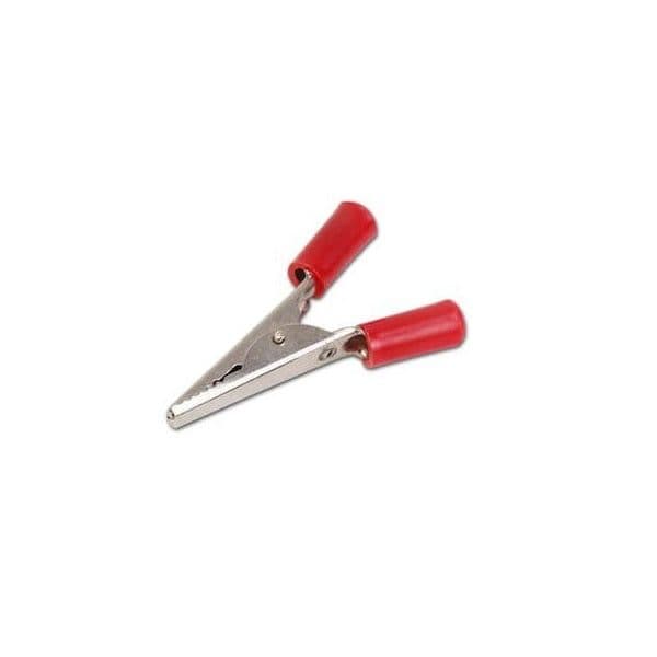 Crocodile Alligator Clip 50 mm- Red - View 1