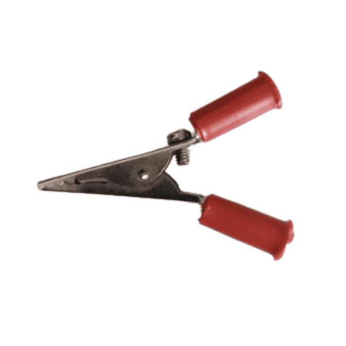 Crocodile Alligator Clip 50 mm- Red - View 3