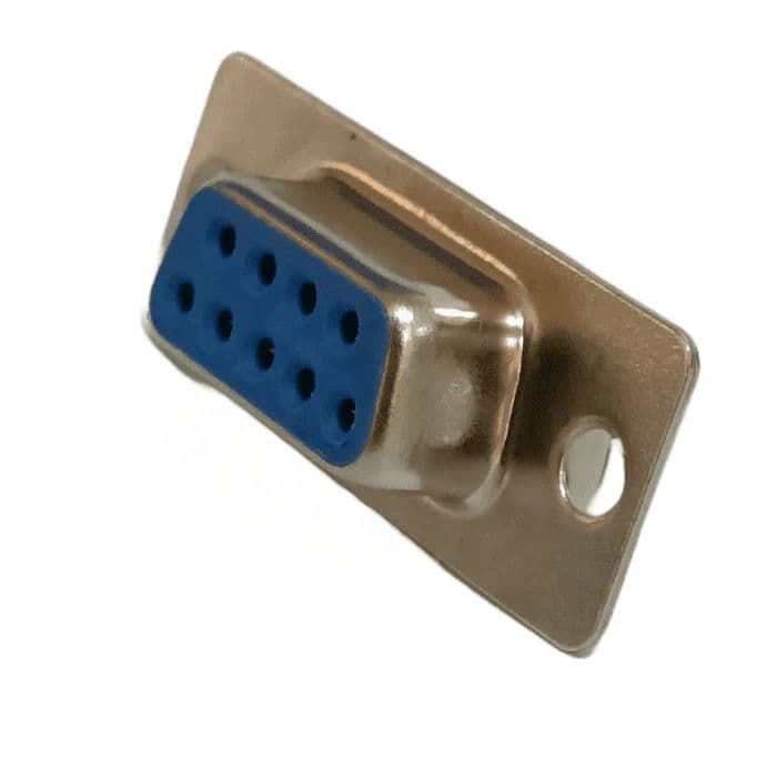 DB9 Female Straight Connector - View 1