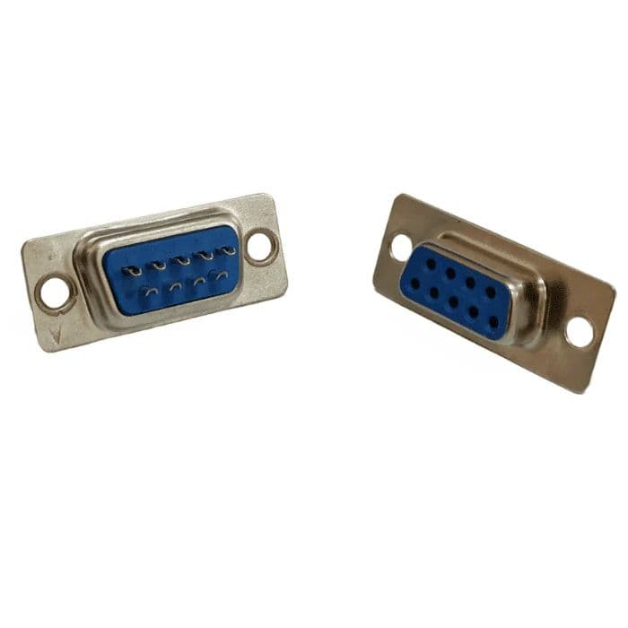 DB9 Female Straight Connector - View 2