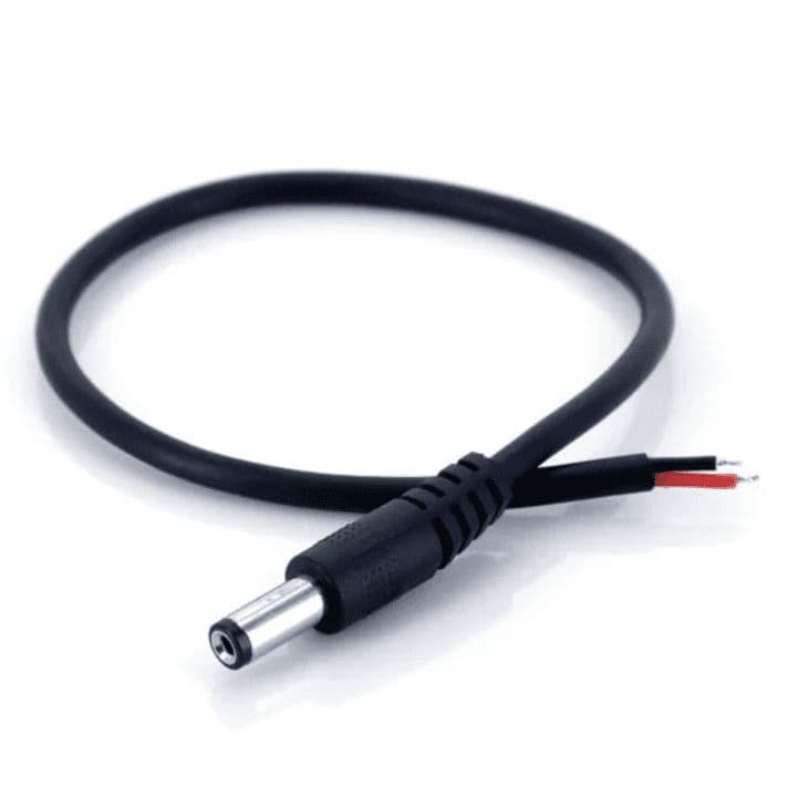 5mm DC Jack Male Connector with Wire - View 2