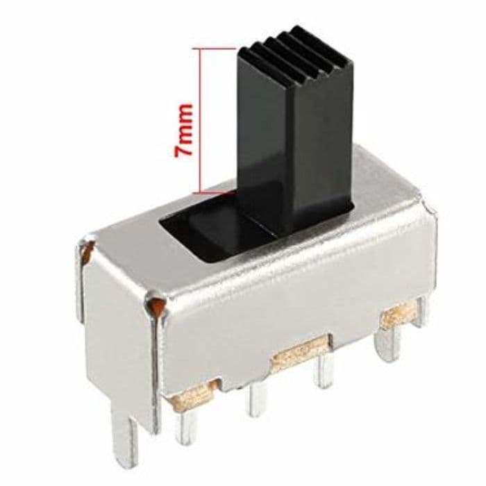 Slide Switch 3 Pin 2 Way SPDT - View 2