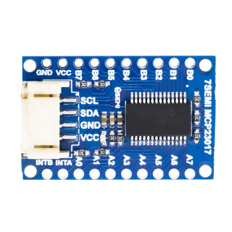 7Semi MCP23017 I2C to 16 IO Expander Breakout Board - View 3