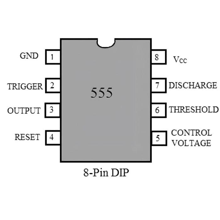 555 Timer IC - View 2