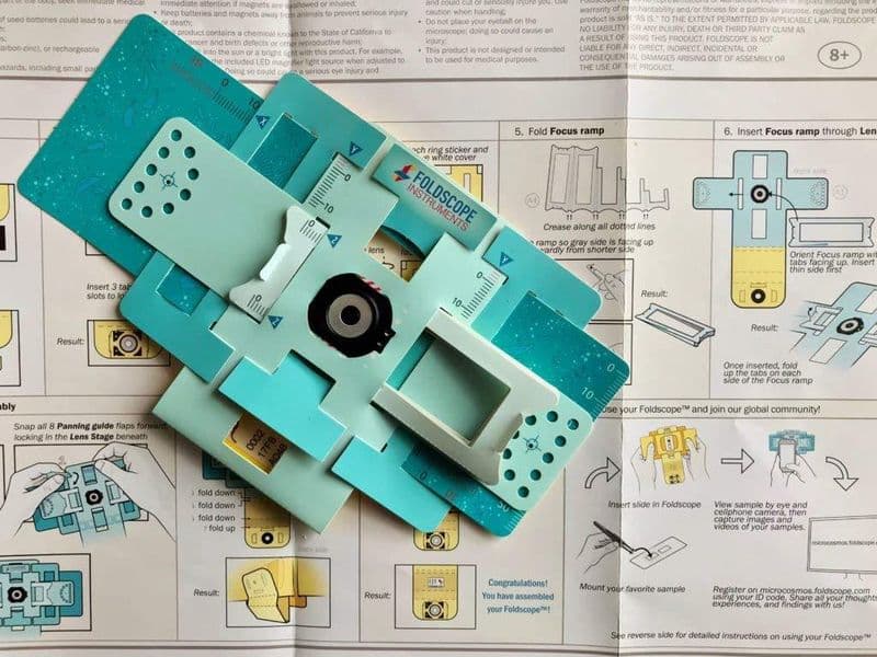 Original DIY Paper Foldscope Microscope Basic Kit - View 2