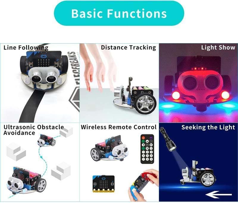 Smart Cutebot Kit for Micro:Bit by Elecfreaks - View 3