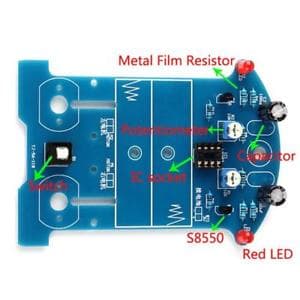 DIY D2-5 Intelligent Tracking Line Car Kit - View 3