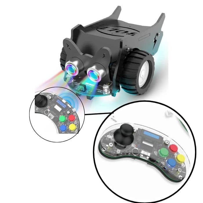 Elecrow - CrowBot BOLT - Open Source Programmable Smart Robot Car, STEAM Kit with Joystick Handle - View 1