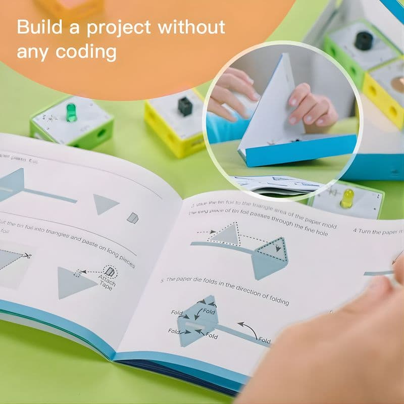 Elecrow - Crowbits Hello Kit - 7 Modules, Programming Learning Kit, STEM Project Toys - View 2