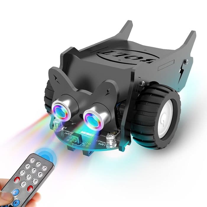 Elecrow - CrowBot BOLT - Open Source Programmable Smart Robot Car, STEAM Kit with Infrared Remote Control - View 1