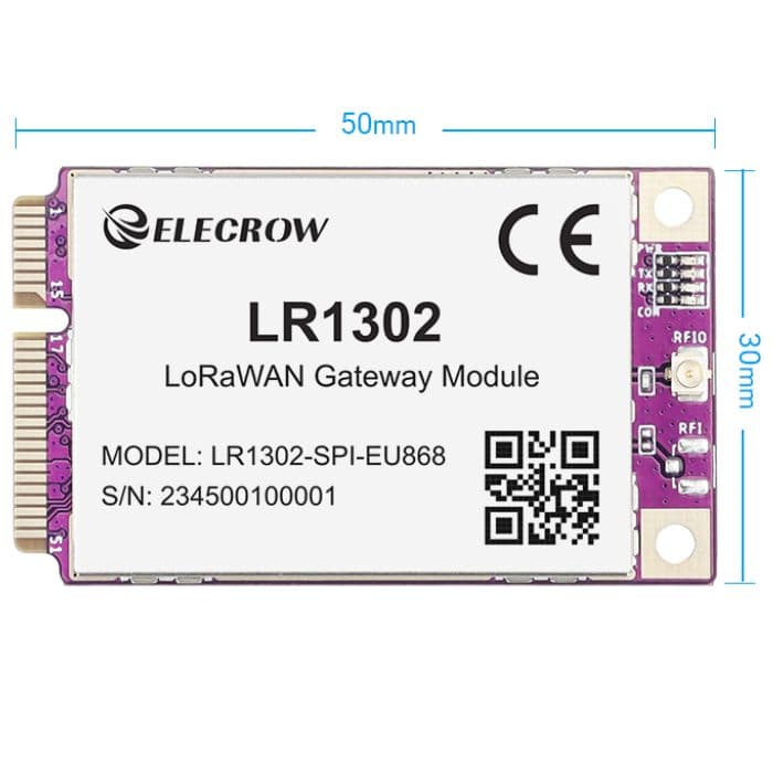 LR1302 LoRaWAN Gateway Module SPI EU868 SX1302 Long Range Gateway Module 8 Channels Support Without Pi Hat & Antenna Kit - View 3