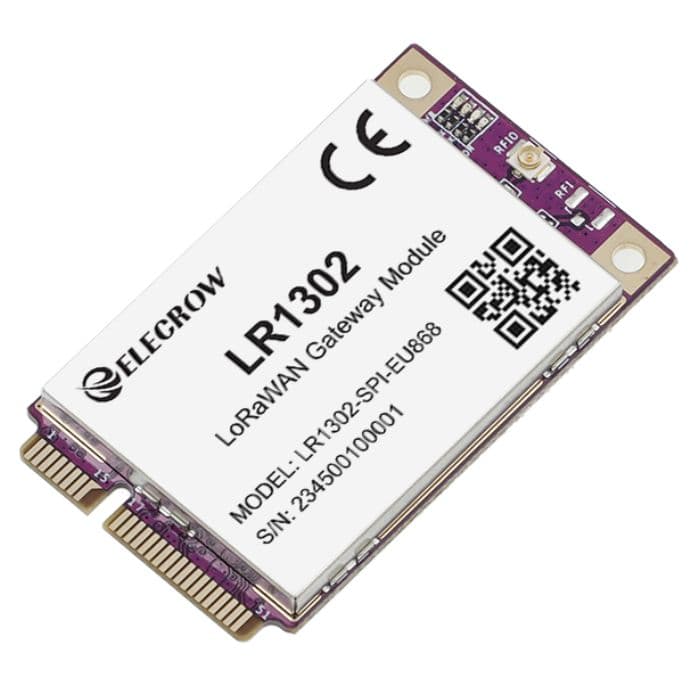 LR1302 LoRaWAN Gateway Module SPI EU868 SX1302 Long Range Gateway Module Support 8 Channels With Pi Net & Antenna Kit - View 2