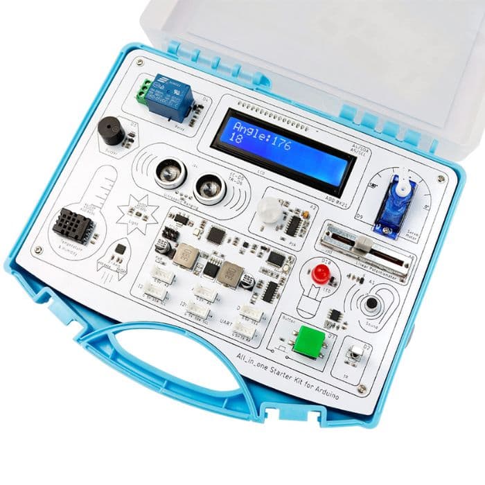Elecrow All-in-One Starter Kit for Arduino with 15 Sensors and 21 Lessons - View 3