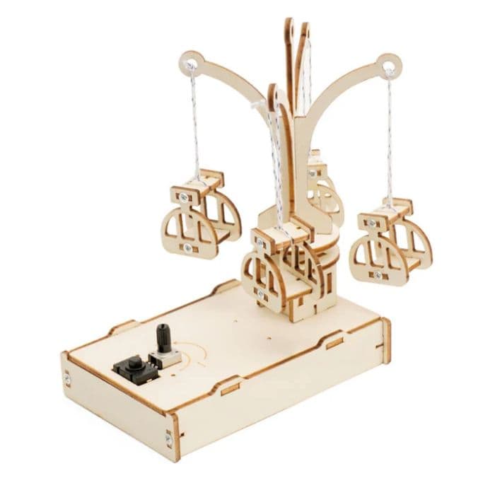 DIY Wooden Spinning Flying Chair STEM Learning Kit for Kids - View 1