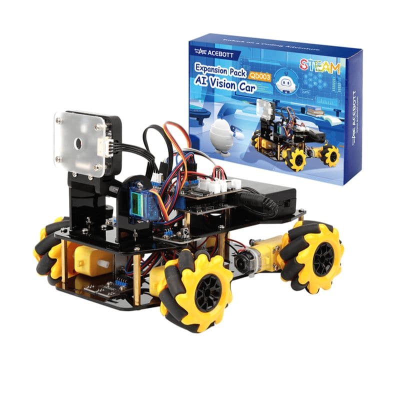 ACEBOTT QD003 STEAM AI Vision Expansion Kit for QD001 Smart Car Kit - View 2