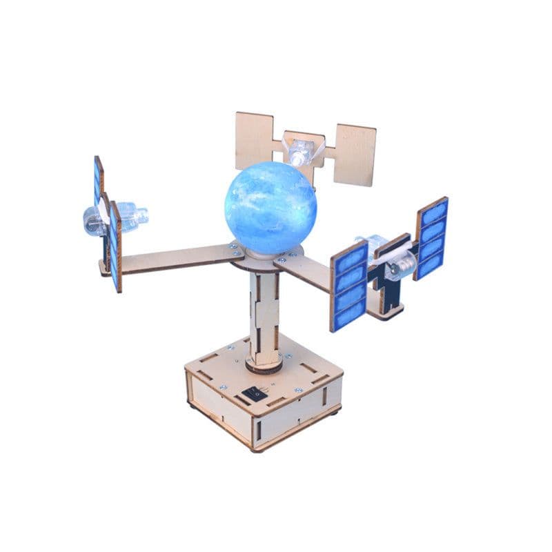 Pludo GPS Satellite Model DIY Kit – Satellite Communication Experiment for Ages 14–16 | Grade 9–10 - View 1
