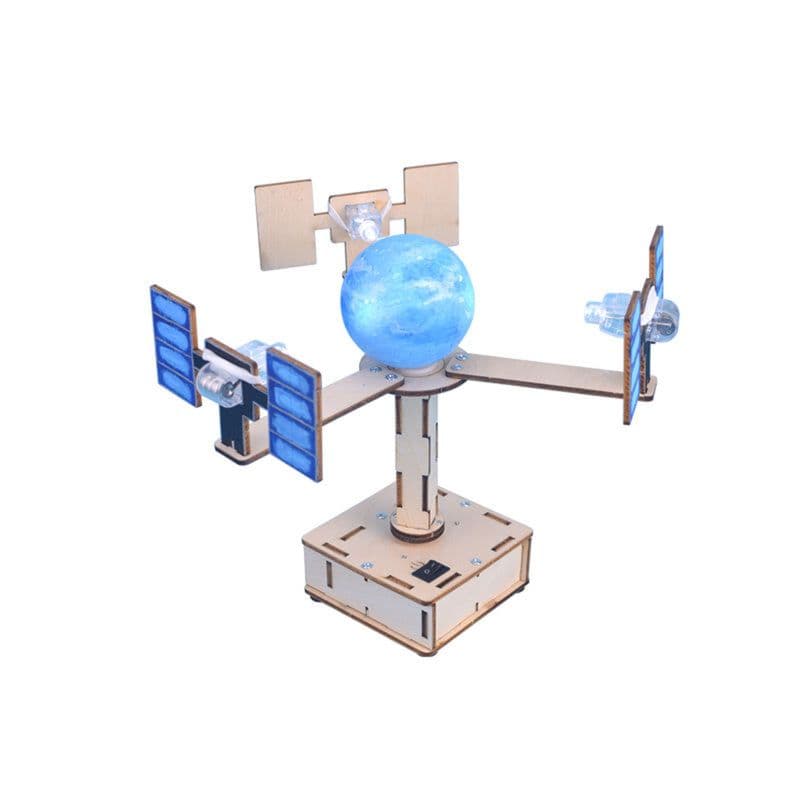 Pludo GPS Satellite Model DIY Kit – Satellite Communication Experiment for Ages 14–16 | Grade 9–10 - View 2