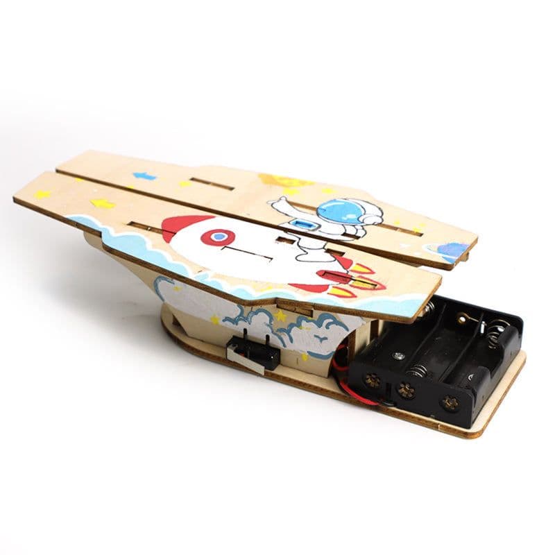 Pludo Paper Plane Launcher Kit – Friction Force Fun Carrier Catapult for Kids (11–14 Yrs) | Grade 6–8 Physics Learning Toy - View 1