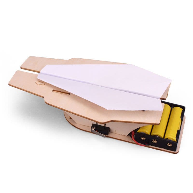 Pludo Paper Plane Launcher Kit – Friction Force Fun Carrier Catapult for Kids (11–14 Yrs) | Grade 6–8 Physics Learning Toy - View 2