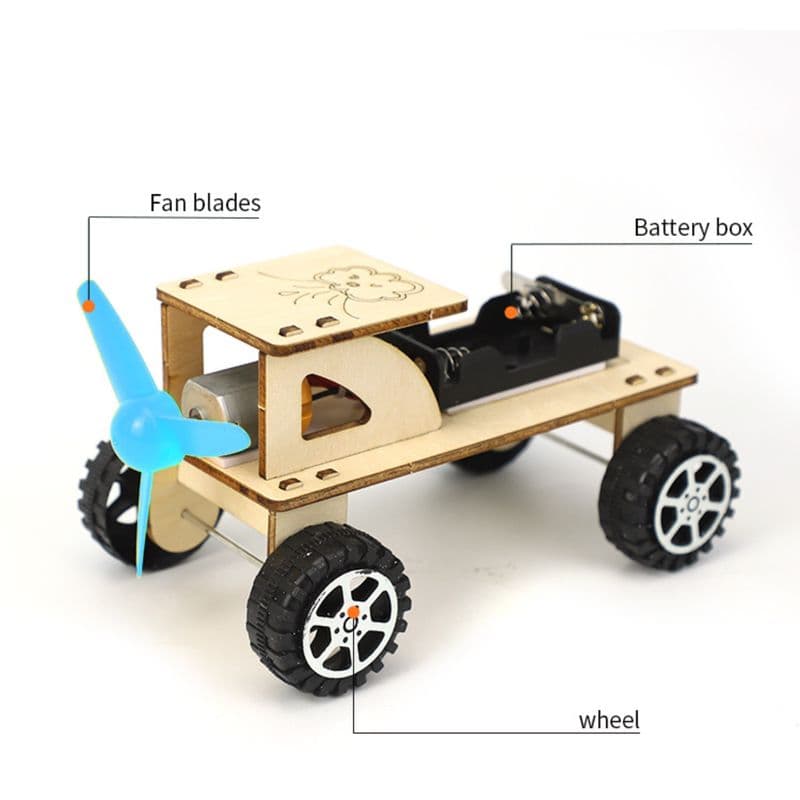 Pludo Wind Rider STEM Kit – Air Pressure Science Kit for Kids 3–5 | Mont –2 Motion & Force Model - View 2